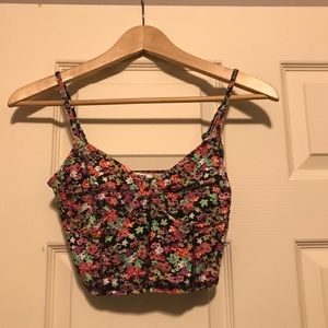 Garage Floral Crop Top